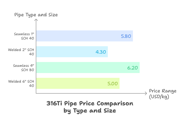 316Ti Pipe Price