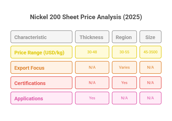 Nickel 200 Blatt Preise 2025