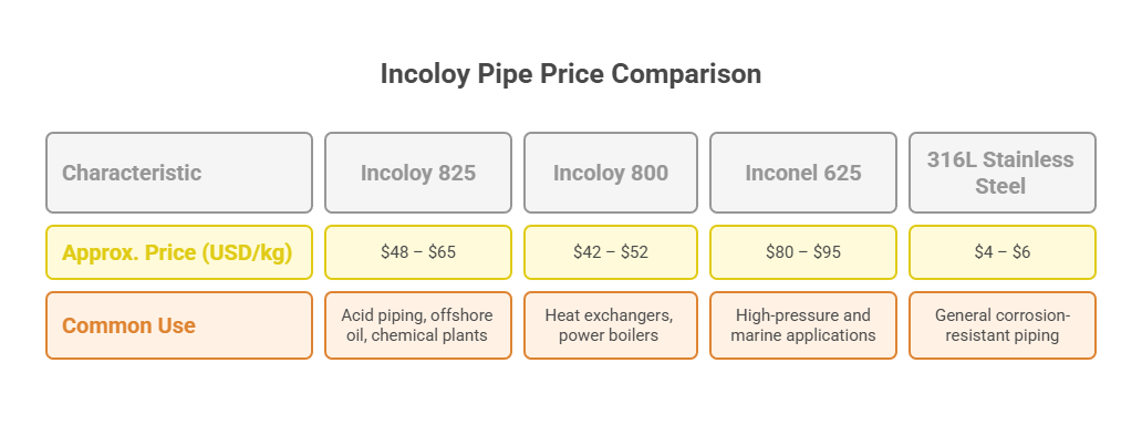 Incoloy Pipe Price