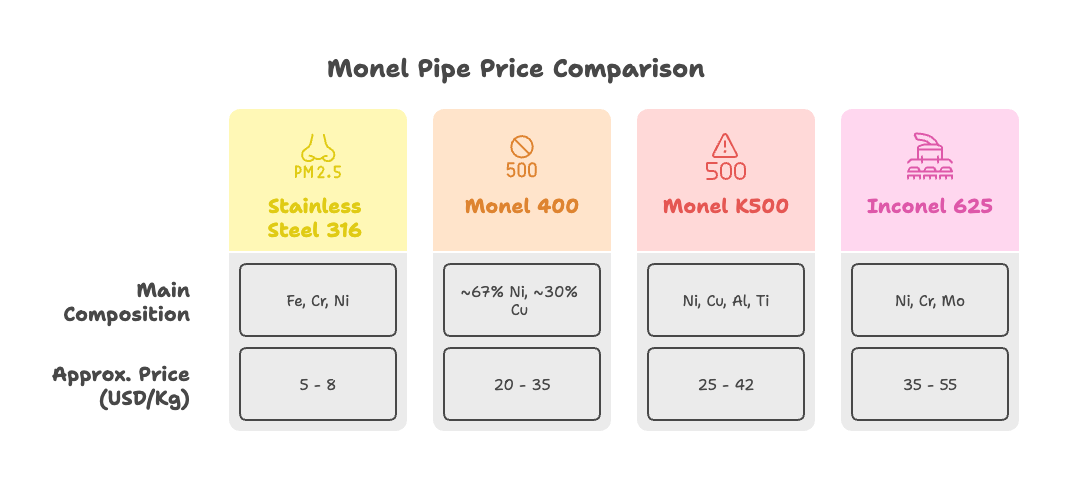 monel pipe price