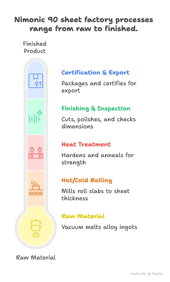 Nimonic 90 Sheet Factory
