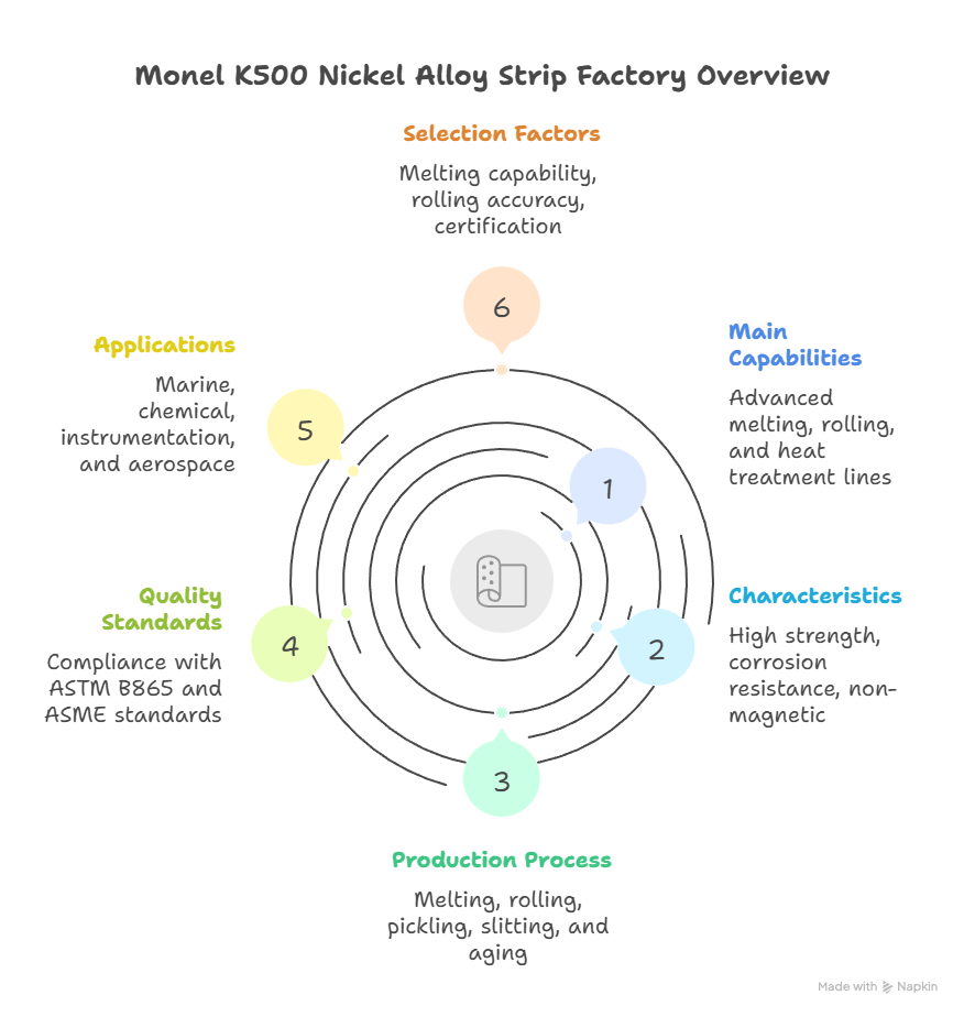 monel k500 nickel alloy strip factory