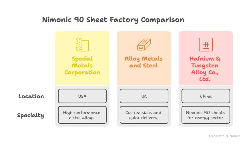 Nimonic 90 Sheet Factory: Manufacturing and Supply of High-Performance Sheets 1 Nimonic 90 Sheet Factory: Manufacturing and Supply of High-Performance Sheets