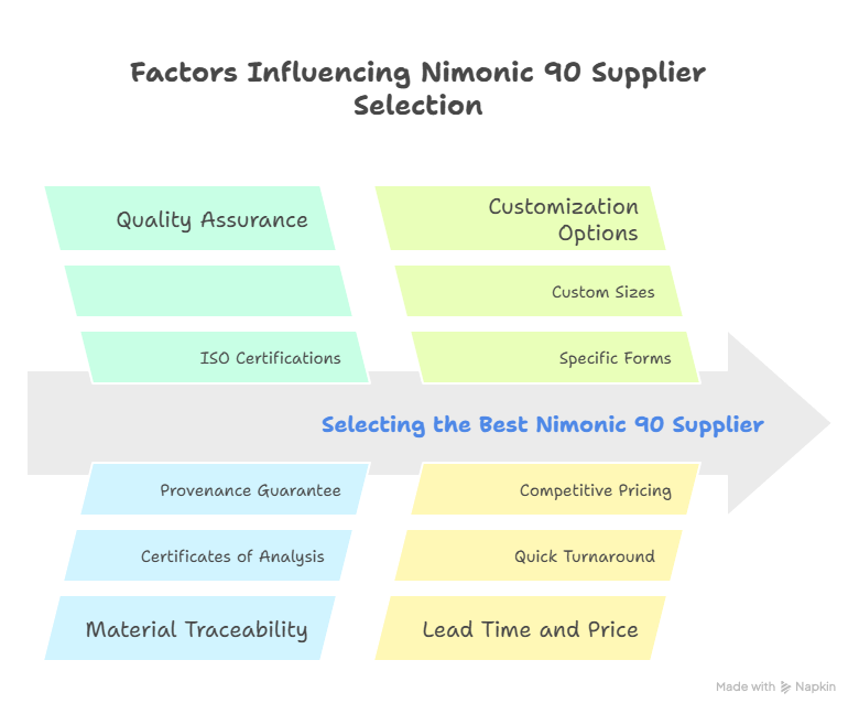 Nimonic 90 Suppliers: Where to Find High-Quality Superalloy Materials 1 Nimonic 90 Suppliers: Where to Find High-Quality Superalloy Materials