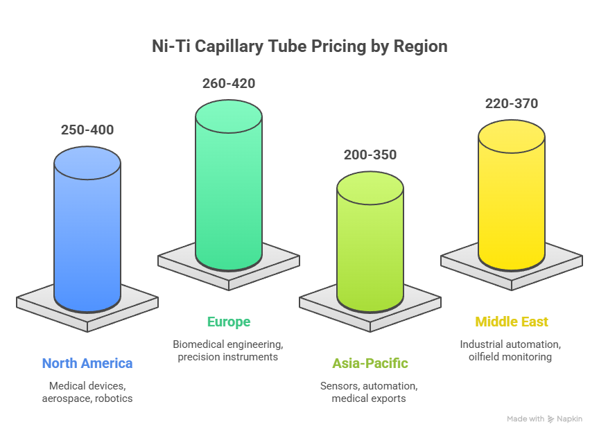 Ni-Ti Capillary Tube Price