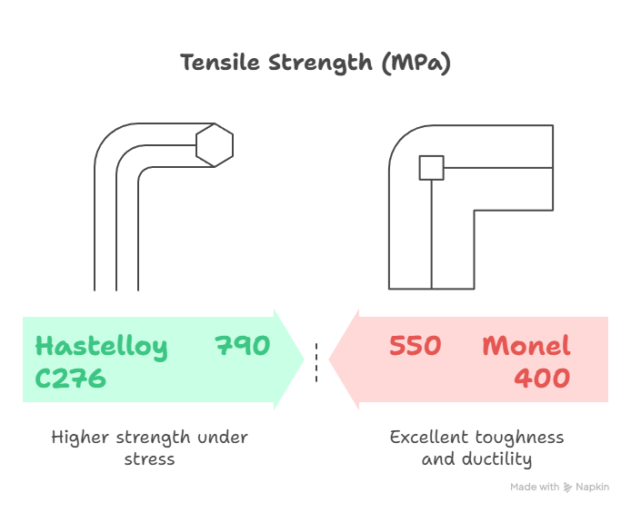 Monel 400 vs Hastelloy C276