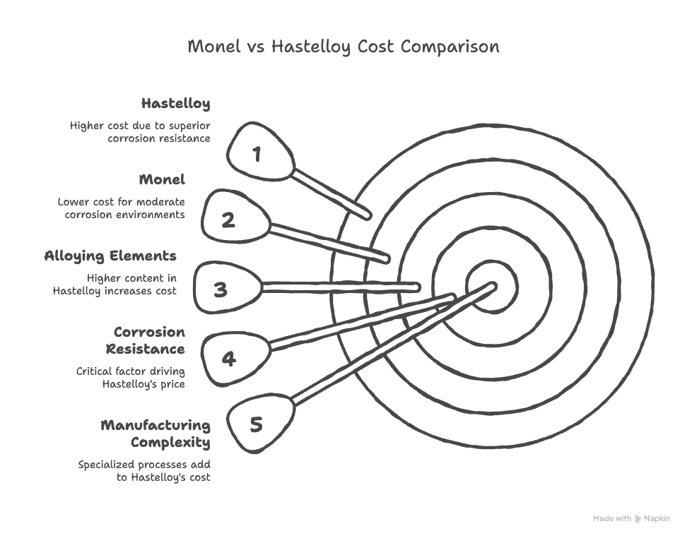 Monel vs Hastelloy Price: Cost Comparison and What Affects Pricing