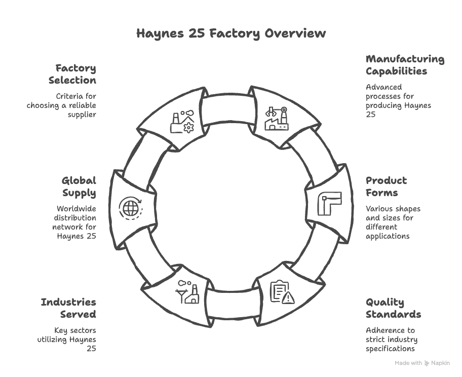 Haynes 25 Factory: Manufacturing Capability, Product Forms, and Supply Overview