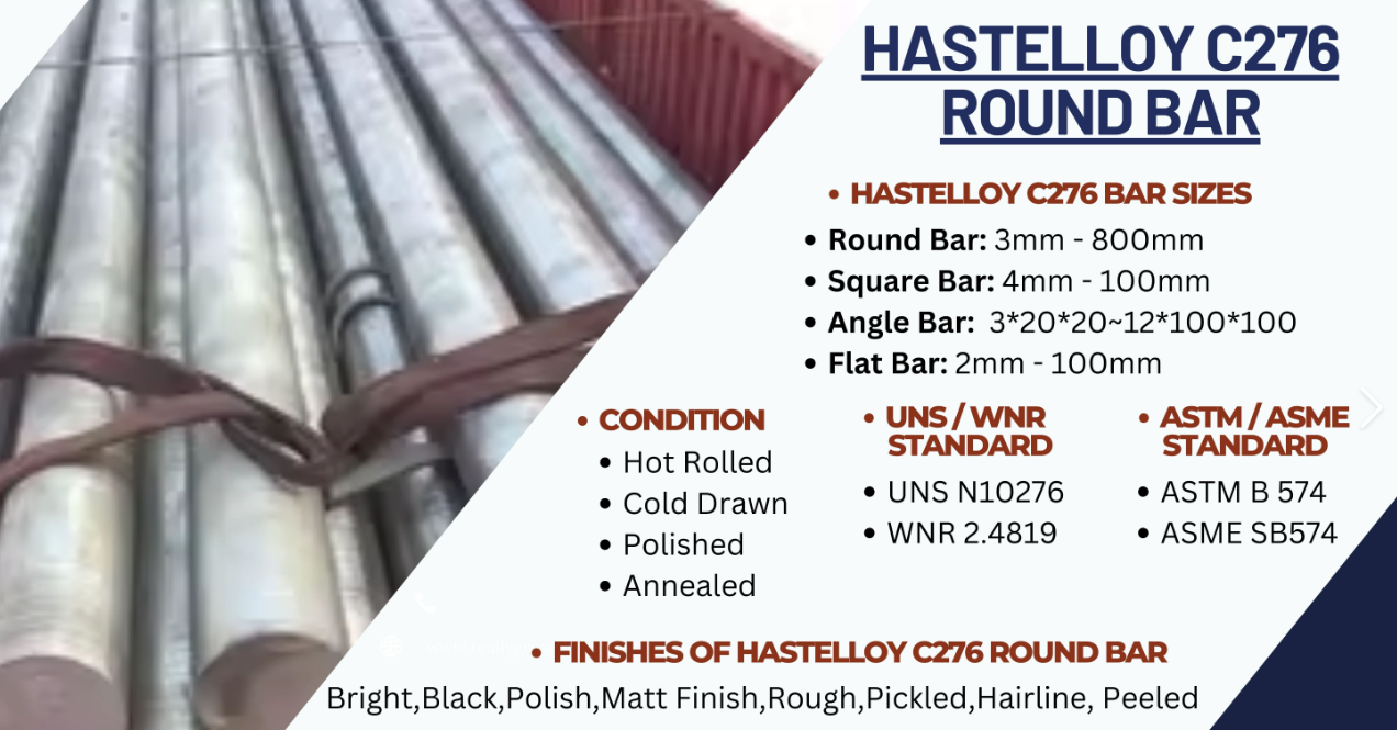Hastelloy C276 Round Bar: Properties, Applications, and Performance in Corrosive Environments 1 Hastelloy C276 Round Bar: Properties, Applications, and Performance in Corrosive Environments
