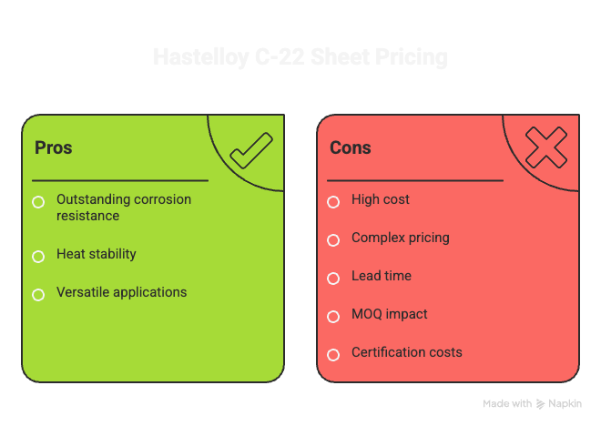 Hastelloy C-22 Sheet Price: Detailed Market Analysis and Cost Factors in 2026