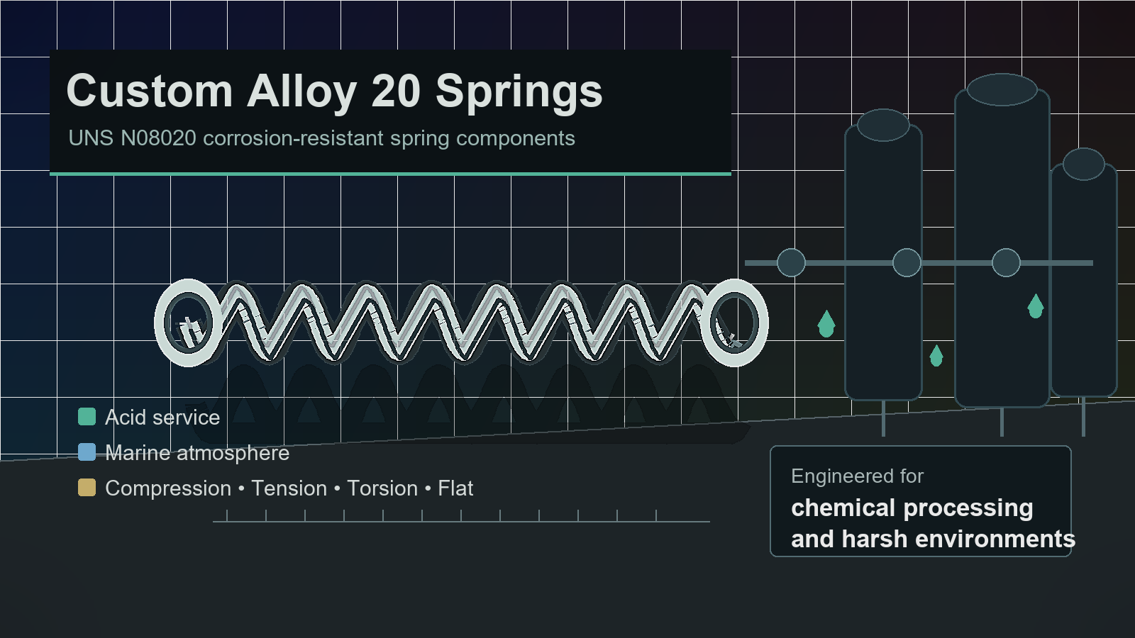 Custom Alloy 20 Springs 1 Custom Alloy 20 Springs