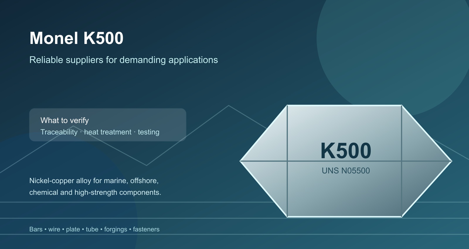 Monel K500 Suppliers: How to Choose a Reliable Manufacturer and Distributor